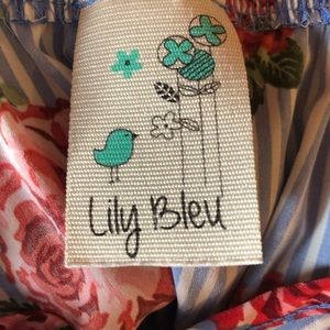 Girls Lily Bleu size 10 floral print romper